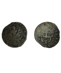 Genova Repubblica – Dogi Biennali, Terza Fase 1637/1797 – 2 Soldi Parpagliola 1724