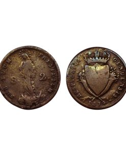 Genova – Repubblica Genovese del 1814 – 2 Soldi 1814