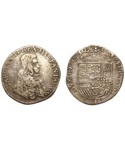 Ducato Di Milano – Carlo II Di Spagna – Quarto Di Filippo – 1676 (Rara)
