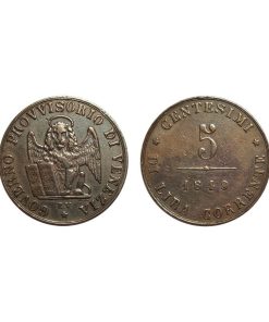 Governo Provvisorio di Venezia – 5 centesimi – 1849