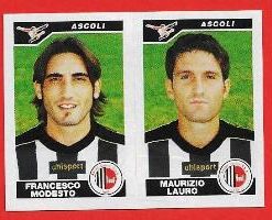 FIGURINE PANINI originale anno 2004/05  serie B ASCOLI Modesto +1  n.502 €  0,80