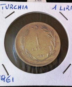 TURCHIA – TURKEY 1961  1 Lire WCC Km889.a1  € 1.50 Circulated