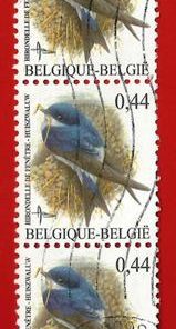BELGIO -BELGIUM 2004  YT 3256  QUARTINA – QUATRAIN Used € 1,99