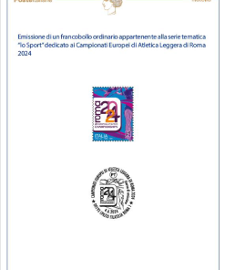 BOLLETTINO ILLUSTRATIVO ITALIA 2024 nuovo ” CAMPIONATO EUROPEO ATLETICA_ ROMA2024 ” €10,00