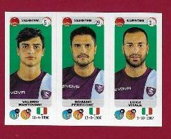 FIGURINE PANINI originale anno 2018/19  serie B SALERNITANA n.688 Mantovani-Perticone-Vitale € 0,35
